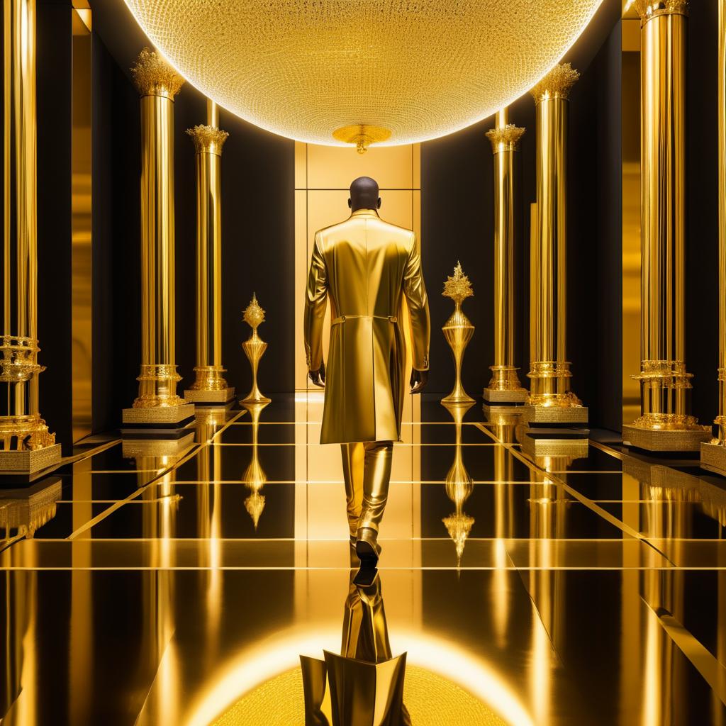 Contemporary King Midas in Elegant Palace