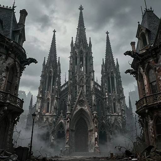 Sinister Gothic Bloodborne Architecture