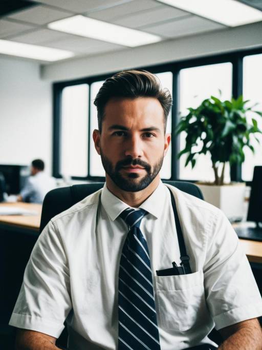 Candid Portrait of Businessman in Summer