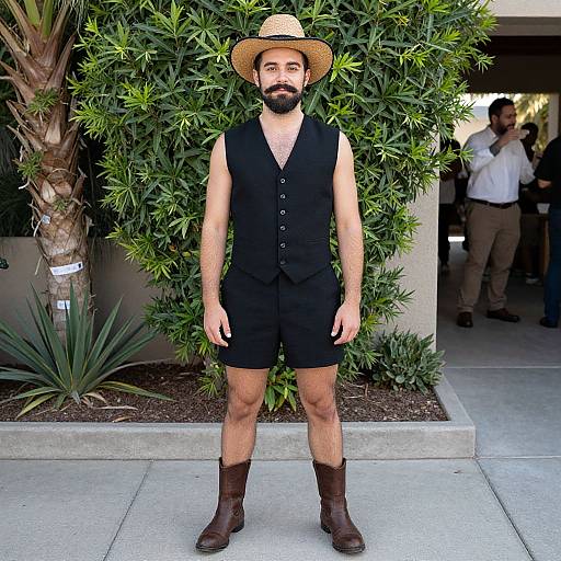 California Costume Party: Bearded Male Solo