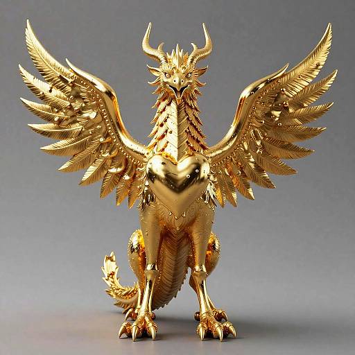 Noble Celestial Gryphon Portrait