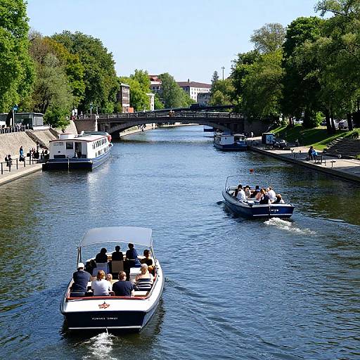 Boating on Landwehrkanal During COVID-19