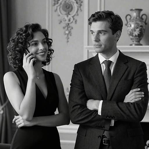 Classic Black and White Portraits of Elegance