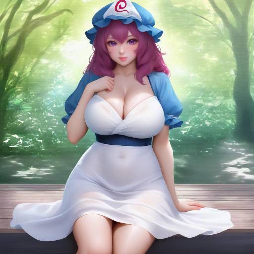 Saigyouji Yuyuko in Flowing Summer Dress