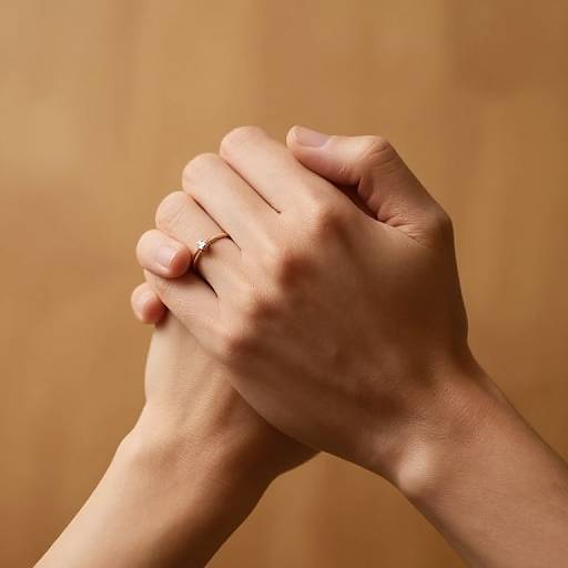 Hands Clasped Symbolizing Emotional Resilience