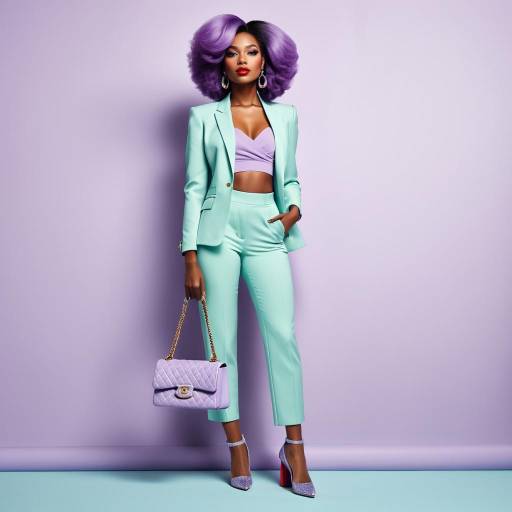 Vibrant Pop Art: Stylish Black Woman
