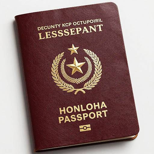 Photorealistic Ottoman Empire Passport