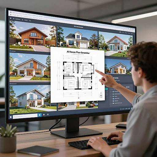 AI House Plan Generator Concept