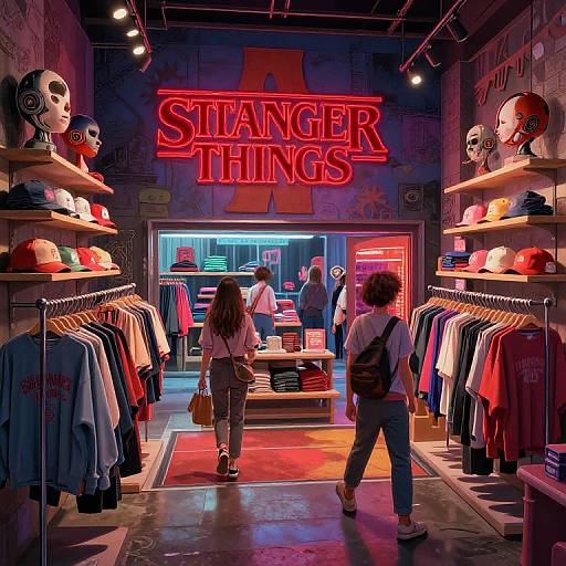 Stranger Things Inspired Clothing Store