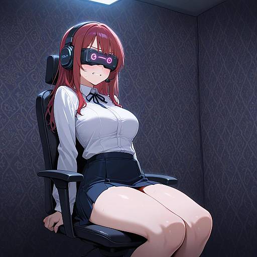 High-Def CG Girl with Mind Control Device