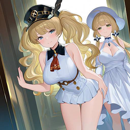 Illustration of Monika weisswind, granblue fantasy in the style of Reeh (yukuri130)