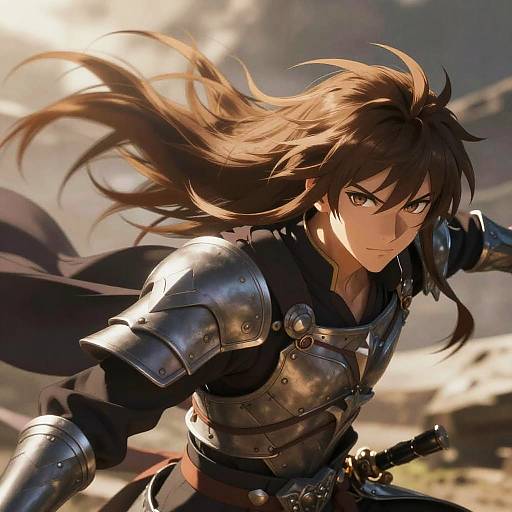 Intense Anime Battle Scene