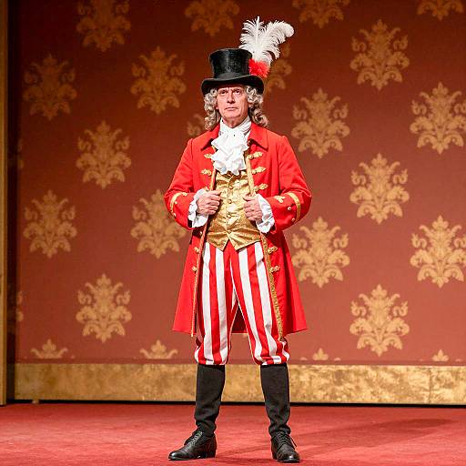 Vintage Ringmaster Costume Photography