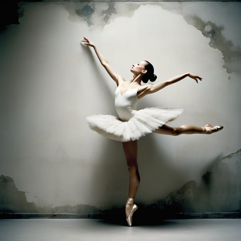 Elegant Ballerina in Artistic Motion