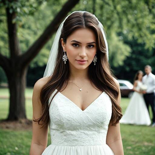 Outdoor Marriage Outfit for Young Woman