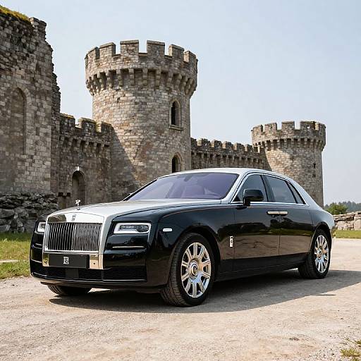 Rolls Royce Ghost Castle Photoshoot