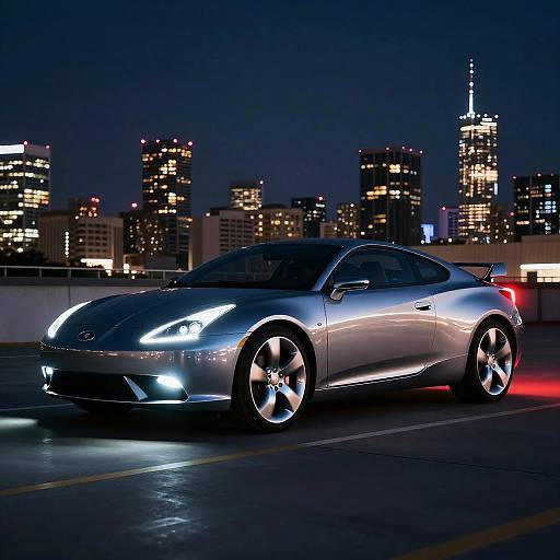 Ultra-Realistic Celica Concept Night Scene