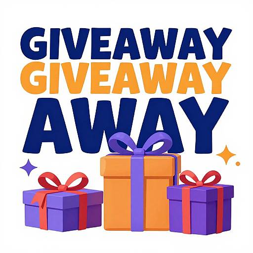 Vibrant Giveaway Poster Design