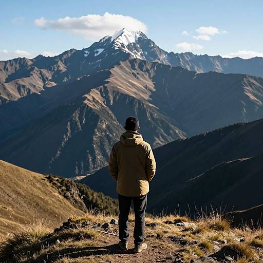 Origami Mountains in Traveler's Dreams