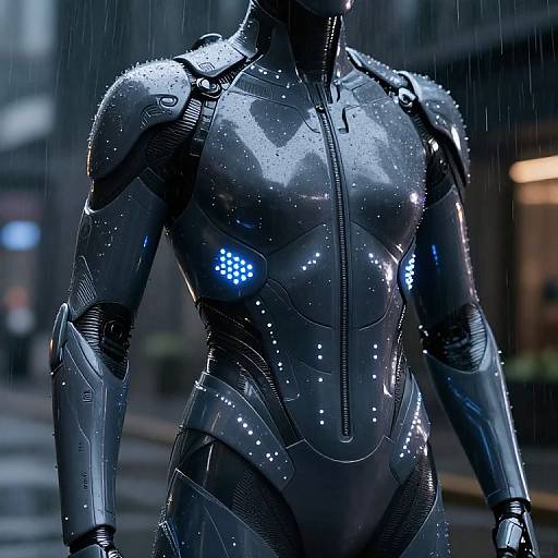High-Tech Sci-Fi Armor Bodysuit