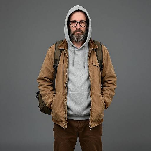 Realistic Funny Old Man Costume