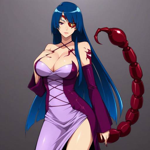 Illustration of Adiane, tengen toppa gurren lagann in the style of Haruichi (komikal)