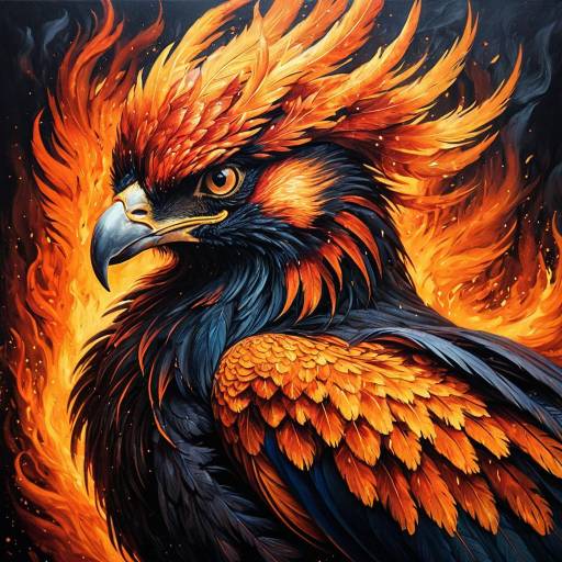 Fiery Phoenix Portrait Fiery Phoenix Portrait