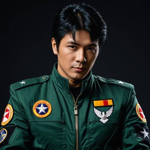 Man in Dark Green Military Flight Suit