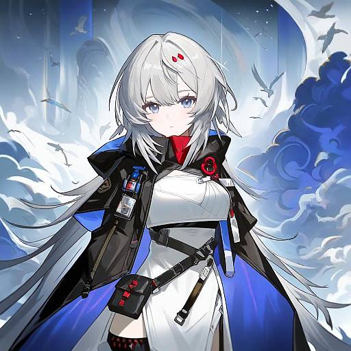 Illustration of Mulberry (arknights), arknights in the style of Ashita (2010)