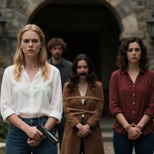 Dramatic Tension in a Dark Setting