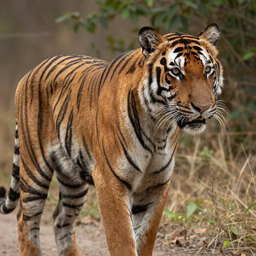 Majestic Bengal Tiger in Natural Habitat