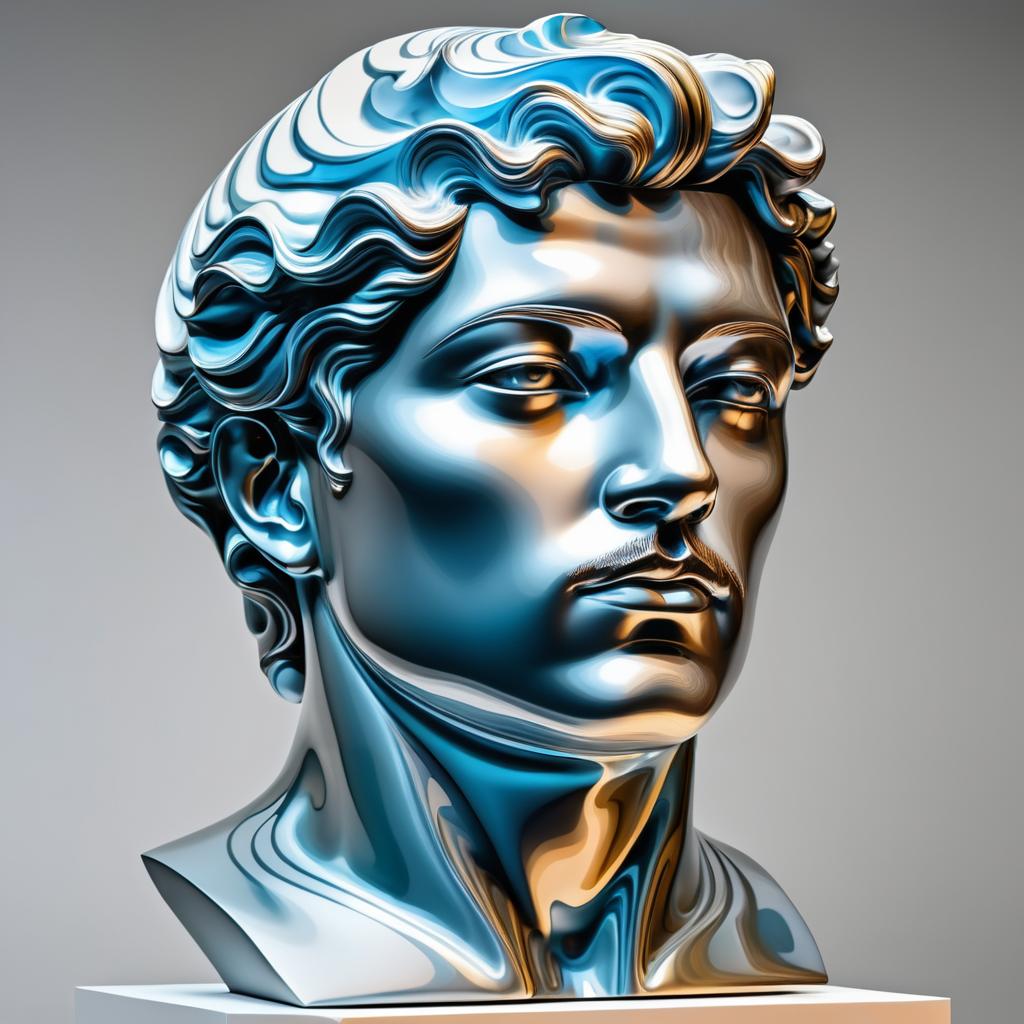 Modernist Male Head Sculpture Inspiration