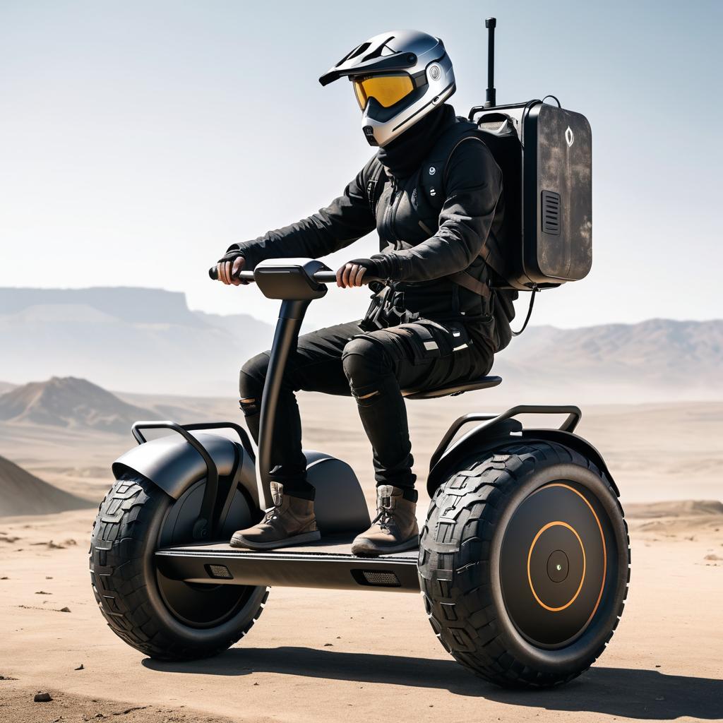 Futuristic Segway for Dimensional Travel