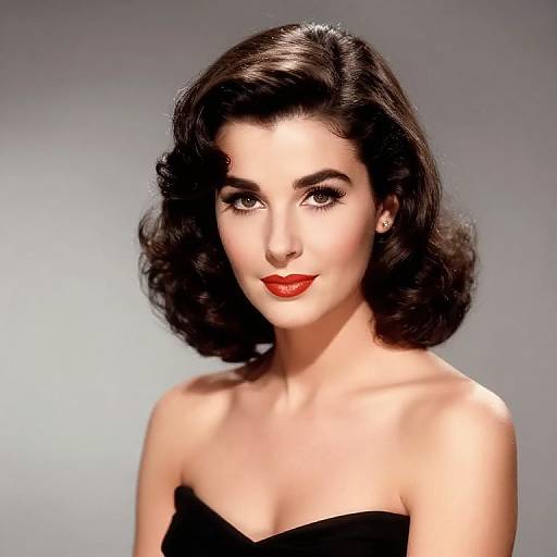 Elizabeth Taylor Style Senior Portrait