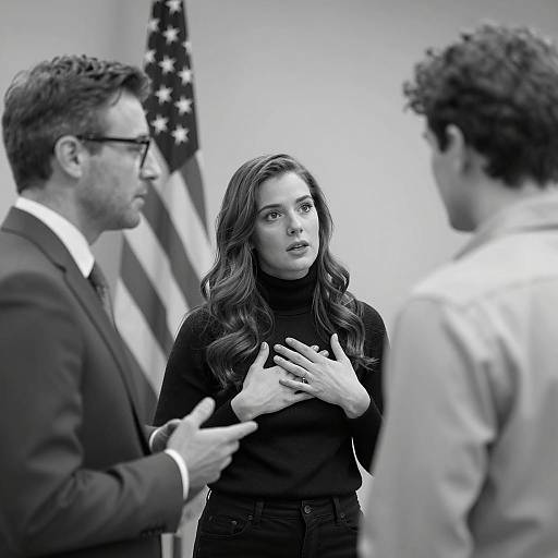 Engaging Indoor Conversation in Monochrome