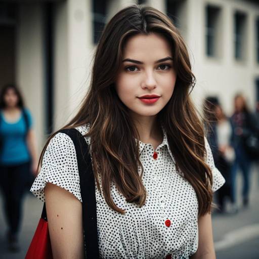 Realistic Red Nose Day Dress Portrait