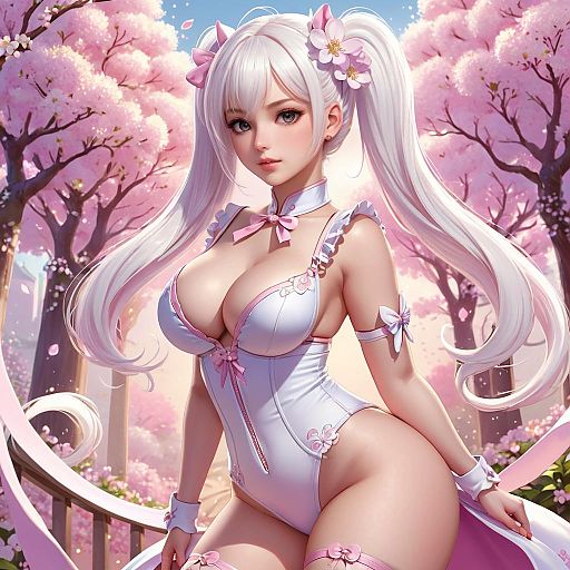 Enchanting Curvy Fantasy Illustration