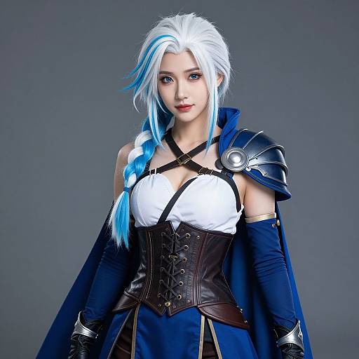 Photorealistic Armor-Clad Woman