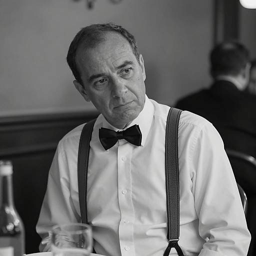 Serious Man in Classic Attire