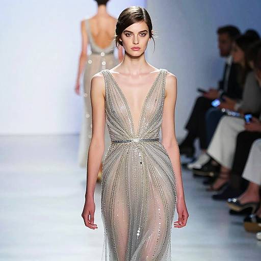 Pompadour Hairstyle Fashion Runway