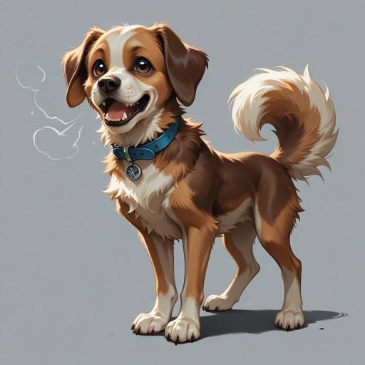 Cheerful Beagle Boy with Floppy Ears