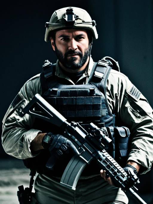 Dramatic Portrait of Seal Team Six Raider