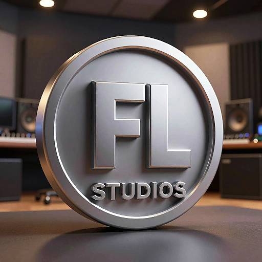 3D FL Studios Logo Sculpture