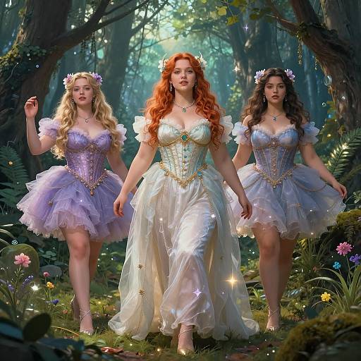 Whimsical Fantasy Forest Teens