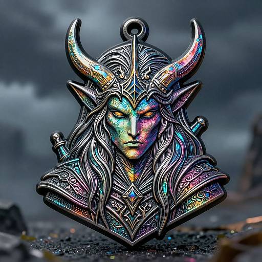 Ultra Detailed Stormscape Familiar Line Art