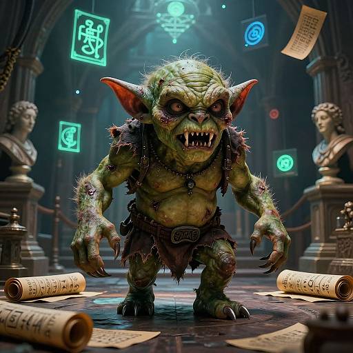 Cinematic Hobgoblin in Ancient Academy