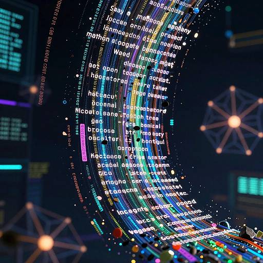 Surreal Data Streams Transforming Images