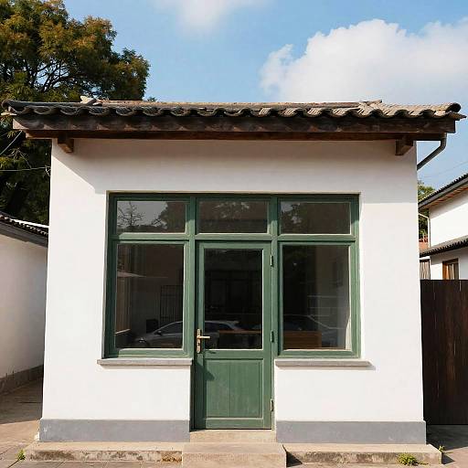 Realistic Outdoor House Scene