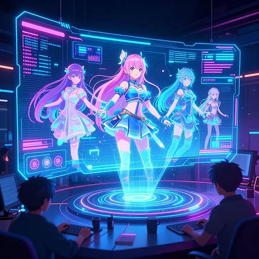 Futuristic Anime Generator Concept Art