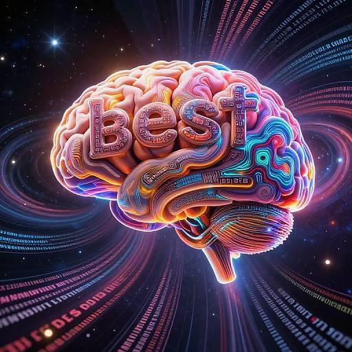 Cosmic AI Brain Art Generator